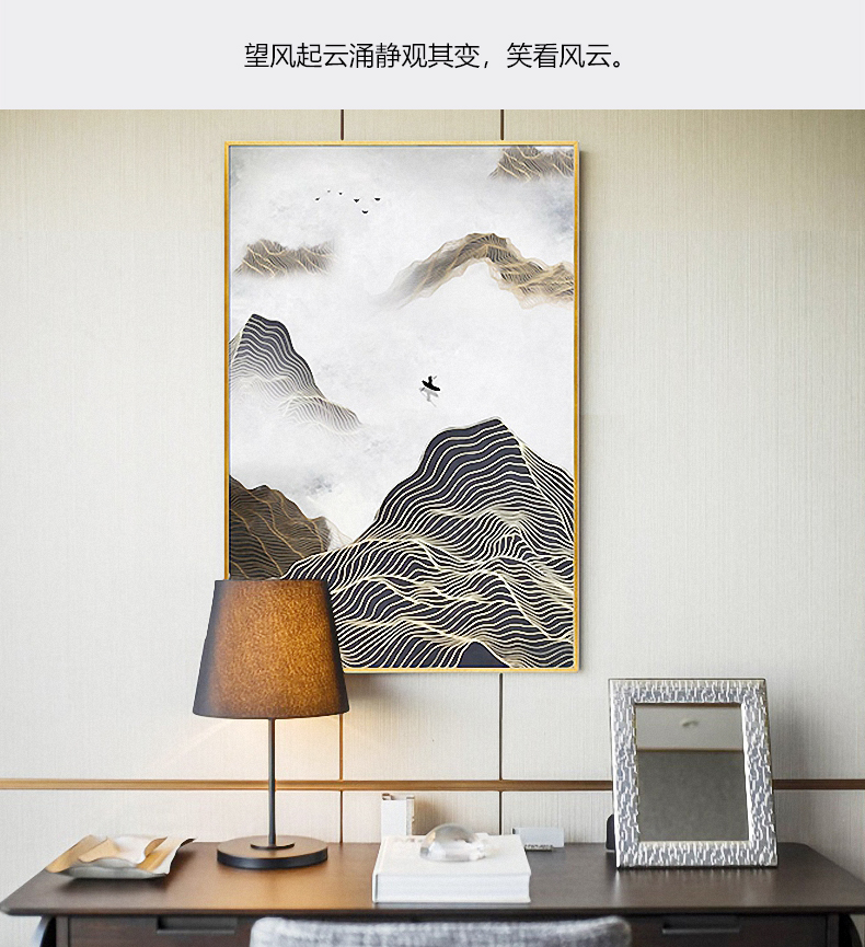 現(xiàn)代抽象裝飾畫 唯美風(fēng)景玄關(guān)走廊客廳掛畫 辦公室晶瓷畫 純手繪油畫 風(fēng)起云涌