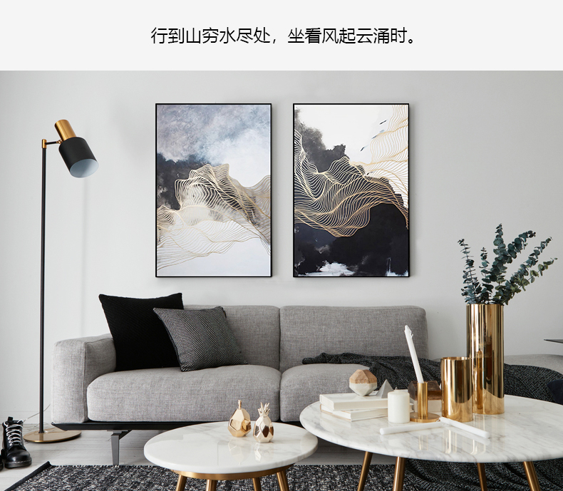 現(xiàn)代抽象裝飾畫 唯美風(fēng)景玄關(guān)走廊客廳掛畫 辦公室晶瓷畫 純手繪油畫 風(fēng)起云涌